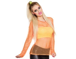 Neon Oranje Visnet Shirt M-L