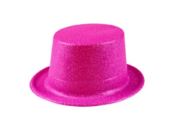 Neon Roze Hoed Glitter 29cm -Feestartikelen Winkel neon roze hoed glitter 29cm 3