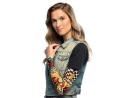 Nep Tattoo Mouw Doodshoofd -Feestartikelen Winkel nep tattoo mouw doodshoofd 2