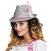 Oktoberfest Tiroler Hoed Roze -Feestartikelen Winkel oktoberfest tiroler hoed roze