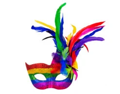 Oogmasker Regenboog Venetiaans