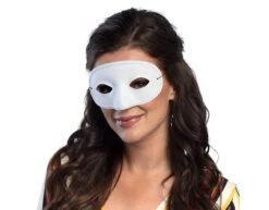 Oogmasker Wit -Feestartikelen Winkel oogmasker wit 1