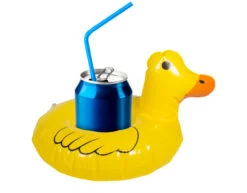 Opblaas Badeend Bekerhouder 20cm