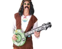 Opblaasbare Banjo Groen 83cm -Feestartikelen Winkel opblaasbare banjo groen 83cm 1