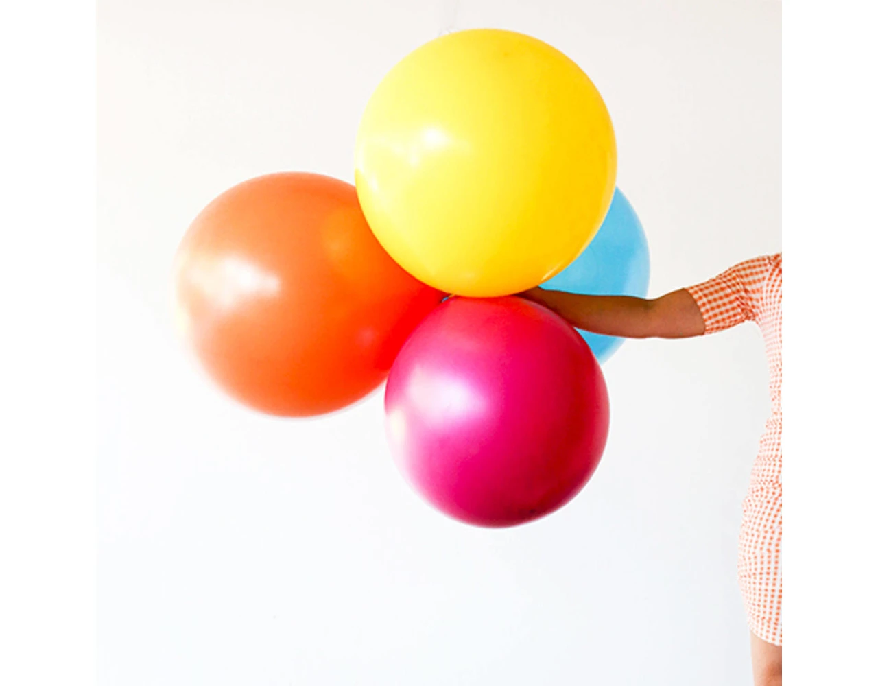 Oranje Ballon Metallic Marigold Orange 78cm 6 Oranje Ballon Metallic Marigold Orange 78cm - Afbeelding 4