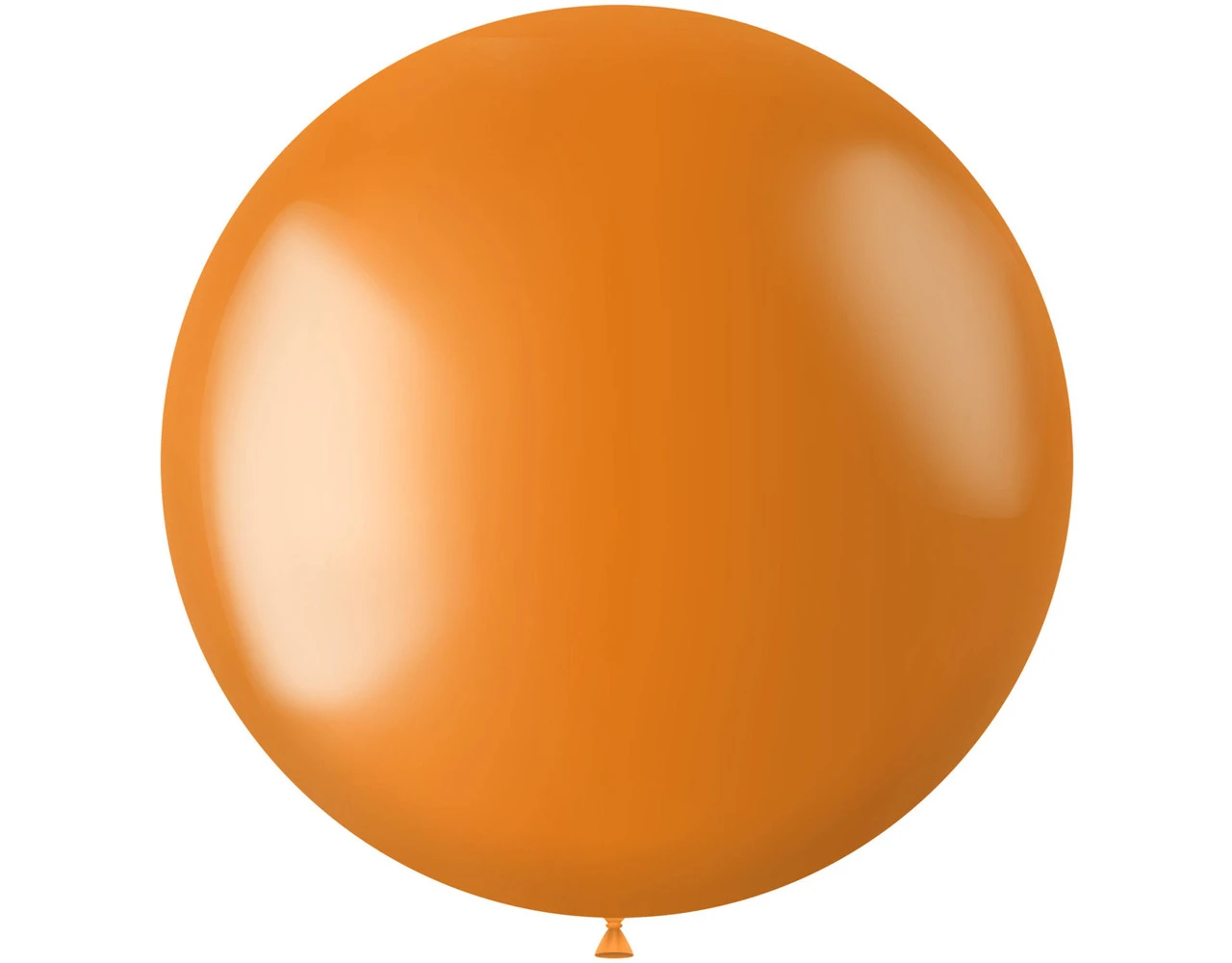Oranje Ballon Metallic Marigold Orange 78cm 3 Oranje Ballon Metallic Marigold Orange 78cm