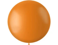 Oranje Ballon Tangerine Orange 80cm