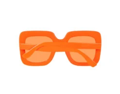 Oranje Bril Glitters -Feestartikelen Winkel oranje bril glitters 3