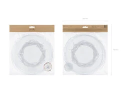 Organza Zakjes Wit 25cm 10st -Feestartikelen Winkel organza zakjes wit 25cm 10st 1