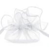 Organza Zakjes Wit 25cm 10st