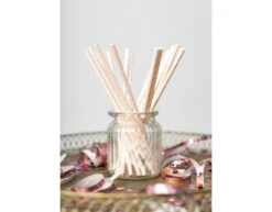 Papieren Rietjes Lichtroze/wit Mix 19,7cm 20st -Feestartikelen Winkel papieren rietjes lichtroze wit mix 197cm 20st 1