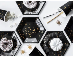 Papieren Rietjes Zwart 19,5cm 10st -Feestartikelen Winkel papieren rietjes zwart 195cm 10st 5