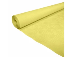 Papieren Tafelkleed Geel 8m