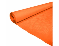 Papieren Tafelkleed Oranje 8m