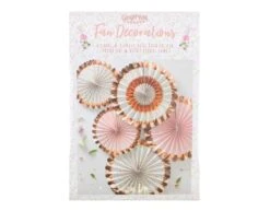 Papieren Waaiers Bloemen 5st -Feestartikelen Winkel papieren waaiers bloemen 5st 2