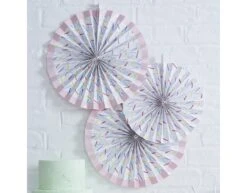 Papieren Waaiers Confetti 3st -Feestartikelen Winkel papieren waaiers confetti 3st 2