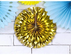 Papieren Waaiers Goud Set 23-40cm 3 Delig -Feestartikelen Winkel papieren waaiers goud set 23 40cm 3 delig 7