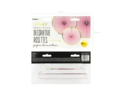 Papieren Waaiers Lichtroze Goud Set 23-40cm 3 Delig -Feestartikelen Winkel papieren waaiers lichtroze goud set 23 40cm 3 deli 2