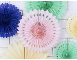 Papieren Waaiers Lichtroze Pastel Set 20-30cm 3 Delig -Feestartikelen Winkel papieren waaiers lichtroze pastel set 20 30cm 3 de 5