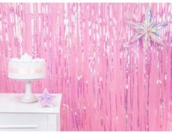 Parelmoer Deurgordijn 2,5m -Feestartikelen Winkel parelmoer deurgordijn 25m 1