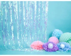 Parelmoer Deurgordijn 2,5m -Feestartikelen Winkel parelmoer deurgordijn 25m 3