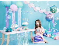 Parelmoer Deurgordijn 2,5m -Feestartikelen Winkel parelmoer deurgordijn 25m 4