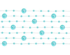 Parelslinger Turquoise 1,3m 5st -Feestartikelen Winkel parelslinger turquoise 13m 5st 1