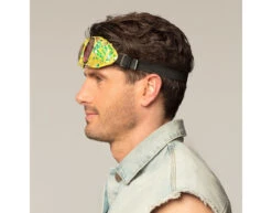 Partybril Mirage Goud 18cm 12 Partybril Mirage Goud 18cm -Feestartikelen Winkel partybril mirage goud 18cm 3