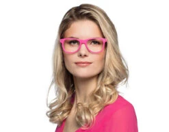 Partybril Neonroze -Feestartikelen Winkel partybril neonroze 2