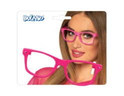 Partybril Neonroze -Feestartikelen Winkel partybril neonroze 4