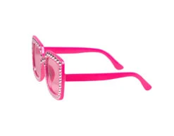 Partybril Roze Glitters -Feestartikelen Winkel partybril roze glitters 3