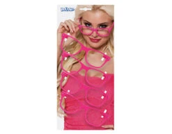 Partybrillen Neonroze 4st -Feestartikelen Winkel partybrillen neonroze 4st 2