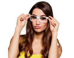 Partybrillen Wit 4st -Feestartikelen Winkel partybrillen wit 4st 2