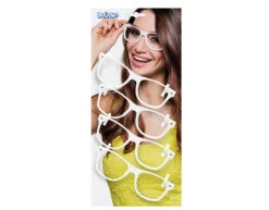 Partybrillen Wit 4st -Feestartikelen Winkel partybrillen wit 4st 5