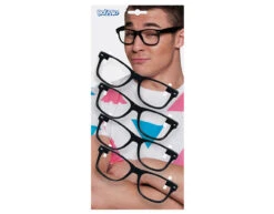 Partybrillen Zwart 4st -Feestartikelen Winkel partybrillen zwart 4st 3