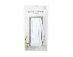 Partycurtain 100x240cm Flame Retardent White -Feestartikelen Winkel partycurtain 100x240cm flame retardent white 1