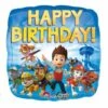 Paw Patrol Helium Ballon Happy Birthday 45cm Leeg -Feestartikelen Winkel paw patrol helium ballon happy birthday 45cm leeg