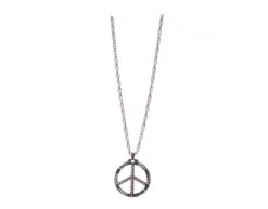 Peace Ketting Zilver