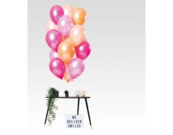 Perzik Roze Ballonnen Chroom 33cm 15st -Feestartikelen Winkel perzik roze ballonnen chroom 33cm 15st 2