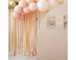 Perzikkleur Hangdecoratie Slinger Set -Feestartikelen Winkel perzikkleur hangdecoratie slinger set 1