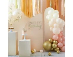 Perzikkleur Hangdecoratie Slinger Set -Feestartikelen Winkel perzikkleur hangdecoratie slinger set 3