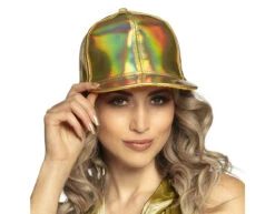 Pet Holografisch Goud Verstelbaar 26cm