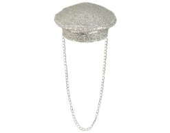 Pet Omkeerbaar Parelmoer Wit -Feestartikelen Winkel pet omkeerbaar parelmoer wit 3