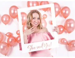 Photobooth Frame She Said Yes 59,5cm -Feestartikelen Winkel photobooth frame she said yes 595cm 1