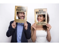 Photobooth Frame Wanted 2st -Feestartikelen Winkel photobooth frame wanted 2st 4