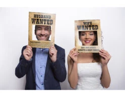 Photobooth Frame Wanted 2st -Feestartikelen Winkel photobooth frame wanted 2st 5