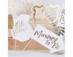 Photobooth Props Baby Shower 10st -Feestartikelen Winkel photobooth props baby shower 10st 2