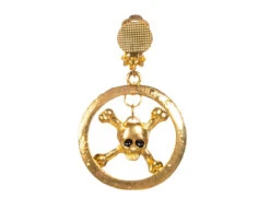 Pirate Skull Ooglapje En Oorbel -Feestartikelen Winkel pirate skull ooglapje en oorbel 2