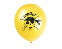 Piraten Ballonnen Arrgh 30cm 8st -Feestartikelen Winkel piraten ballonnen arrgh 30cm 8st 2