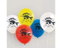 Piraten Ballonnen Arrgh 30cm 8st -Feestartikelen Winkel piraten ballonnen arrgh 30cm 8st 4